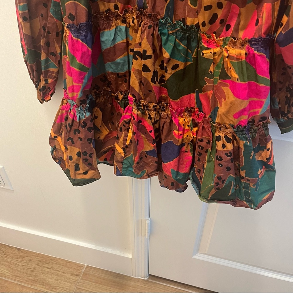 Farm Rio - Printed Leopard Mini Dress - Picture 5 of 7